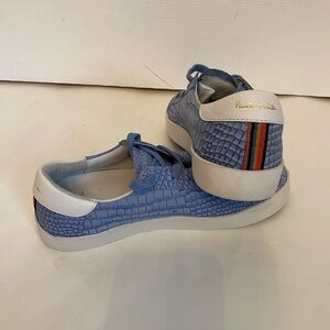 Paul Smith Pidgen Blue Leather Sneakers Shoes Women Size 5 Euro 36
